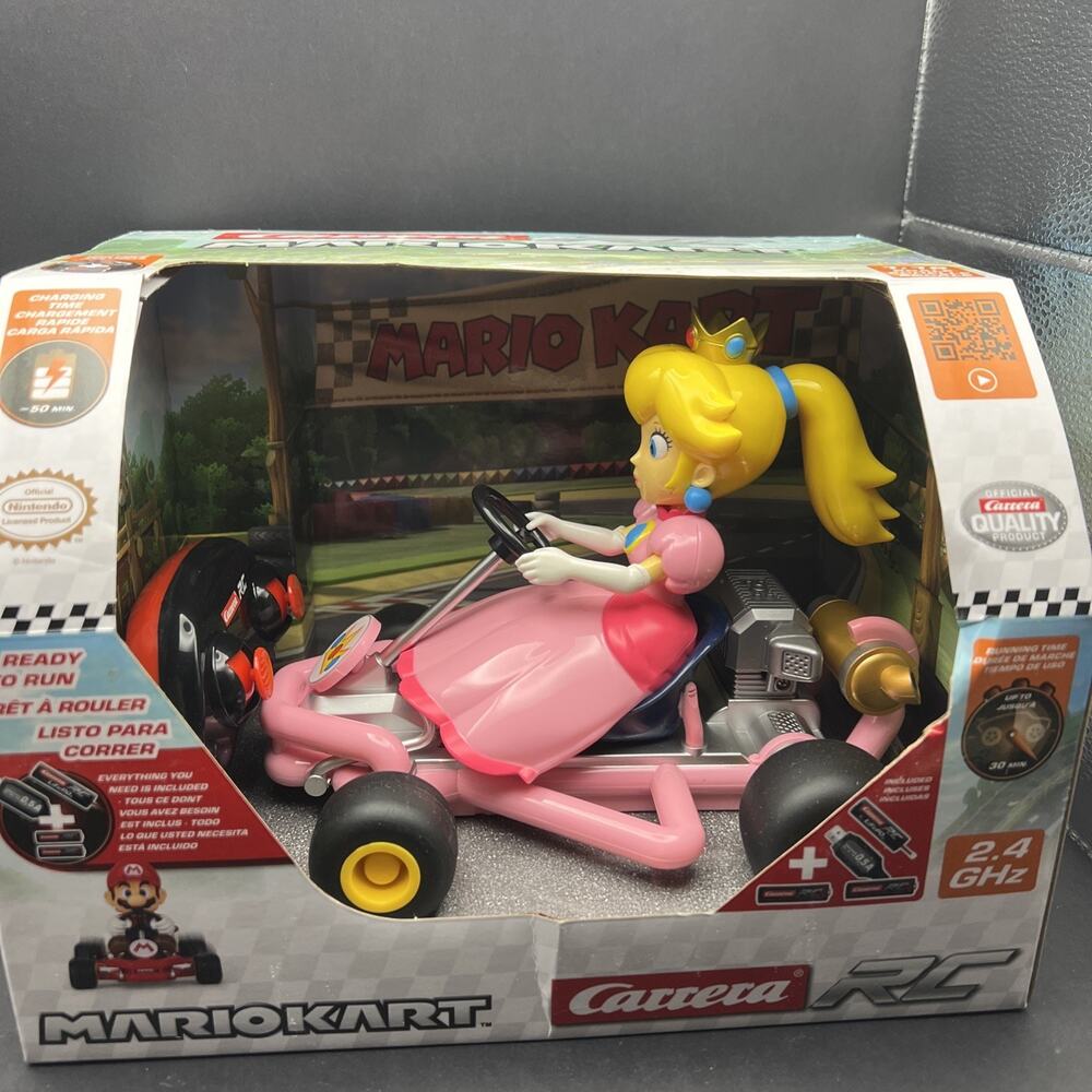 Carrera RC Mario Kart Princess PEACH Pipe Kart Remote Control Car Brand New